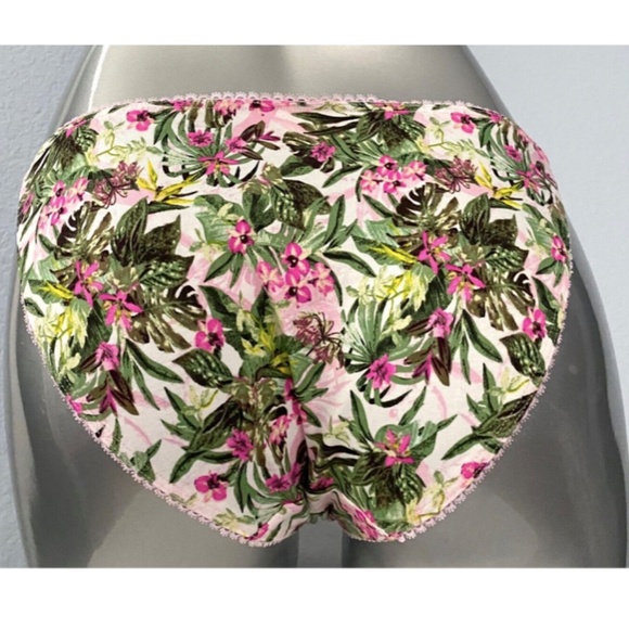 Victorias Secret Nwt Cotton Blend Stretch Palm Charm String Bikini Panty Sexy - Picture 5 of 5